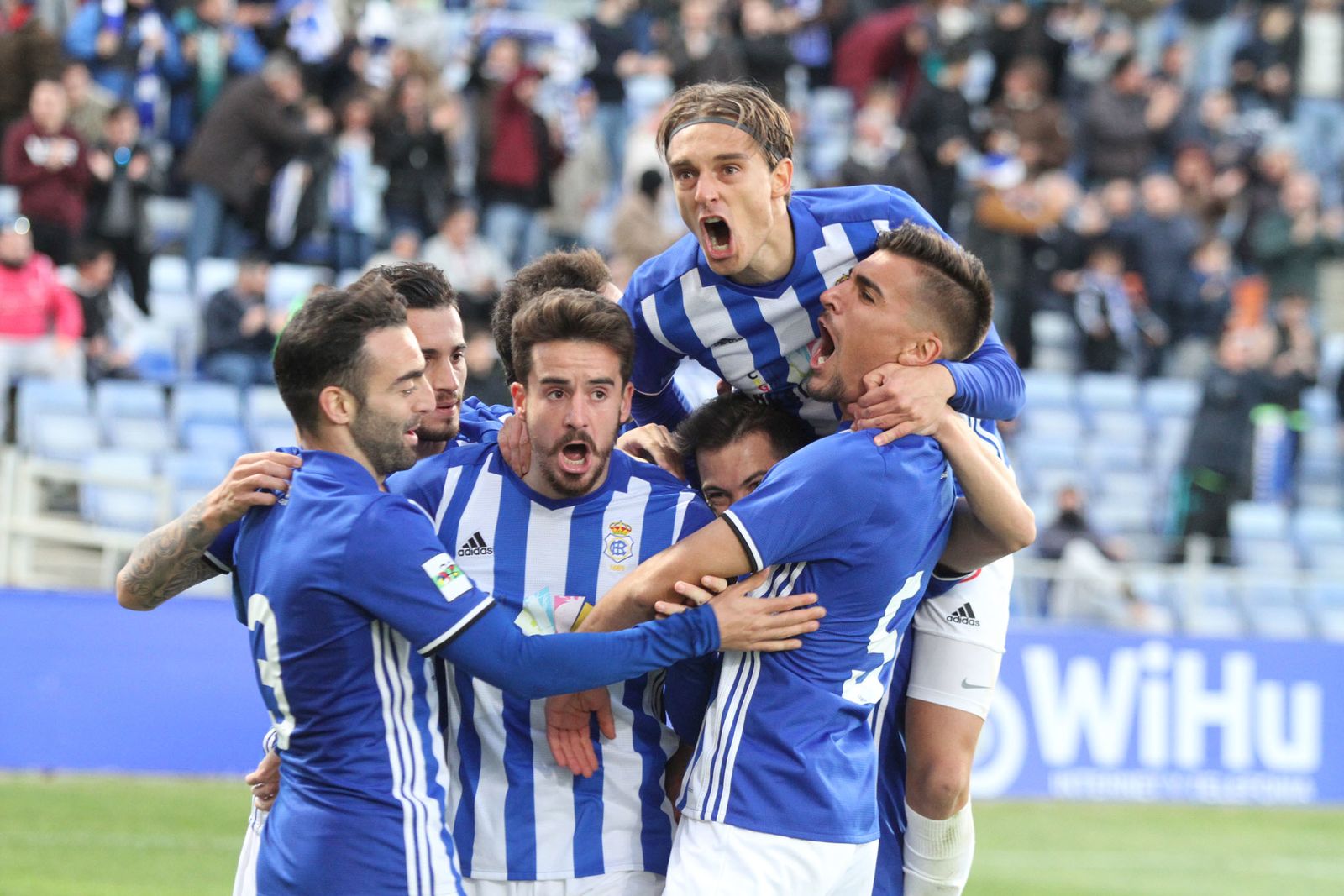 Imágenes del partido entre el Recreativo de Huelva y Jumilla