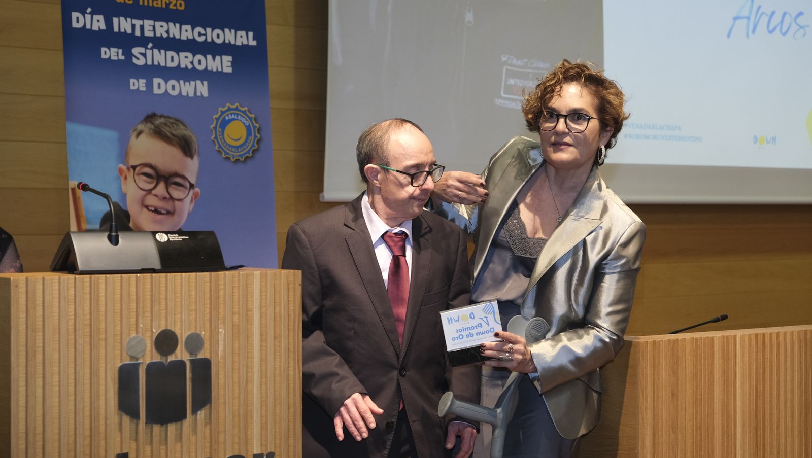 Imágenes de la entrega de los Down de Oro de Almería