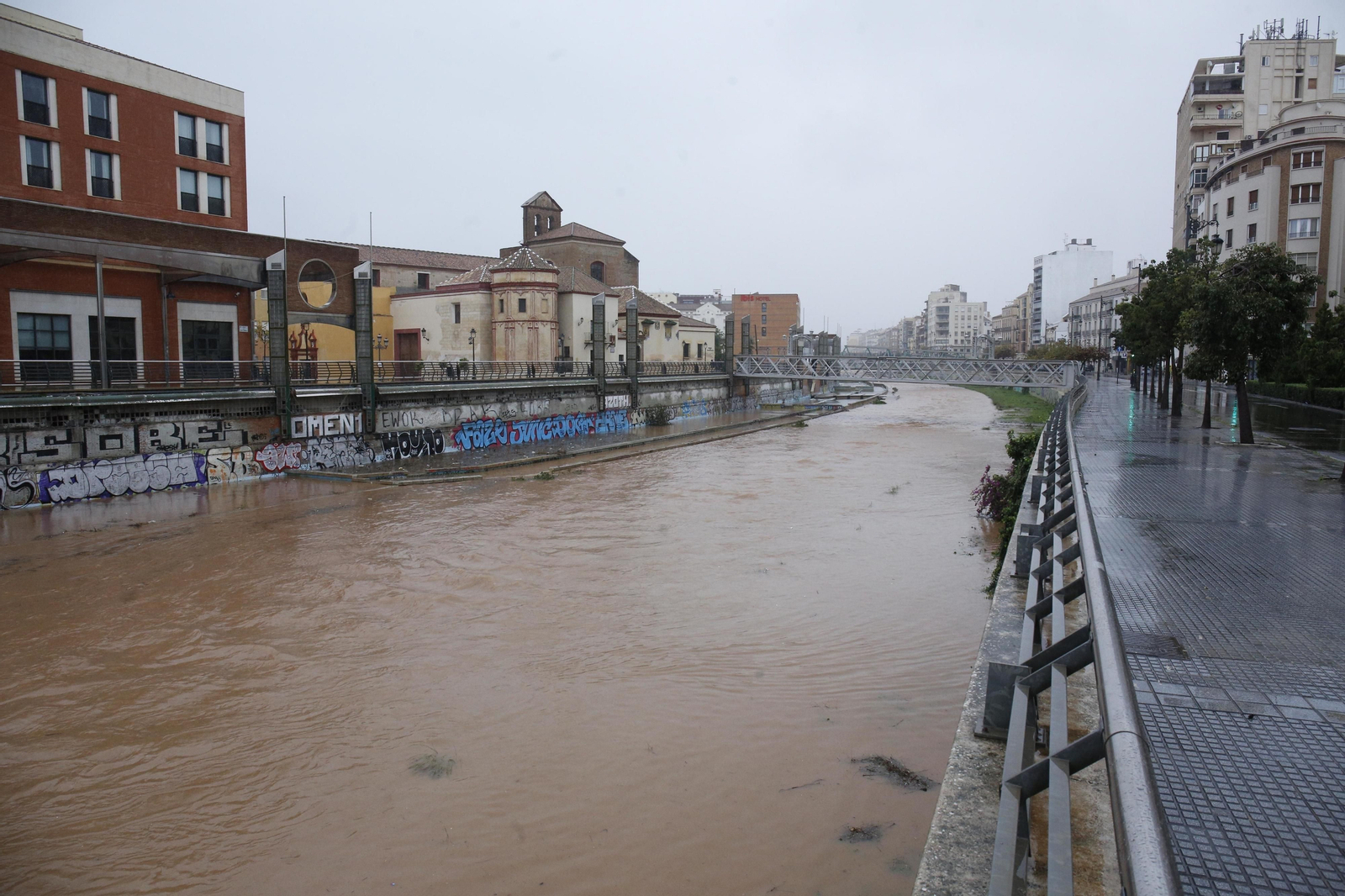 Imágenes de las fuertes lluvias en la provincia