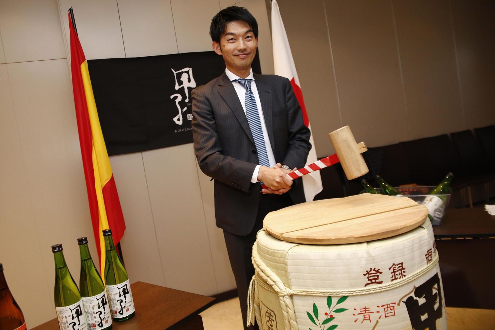 El director de la bodega Iinuma Honke