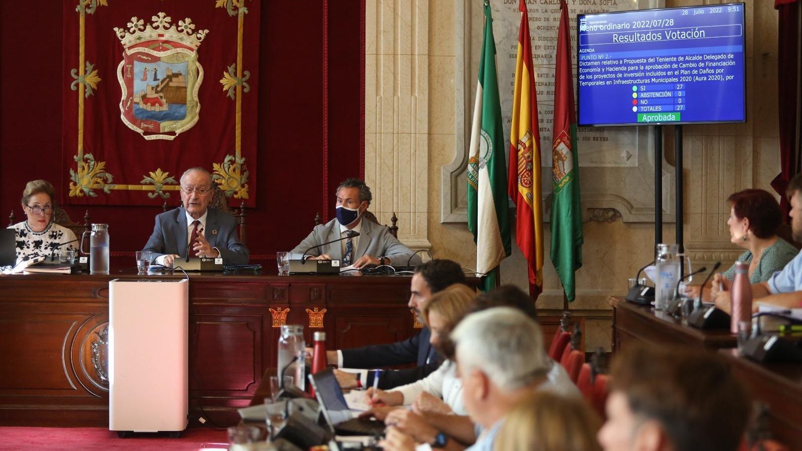 Un momento del Pleno celebrado este jueves.