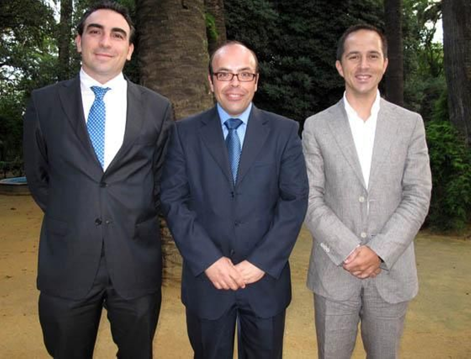 David García Ternero, director general de Wellness Telecom; Juan J. Vidal de Torres, director de Desarrollo de Negocio de Applus, y Juan Carlos Expósito, de Prodetur.

Foto: Victoria Ramírez