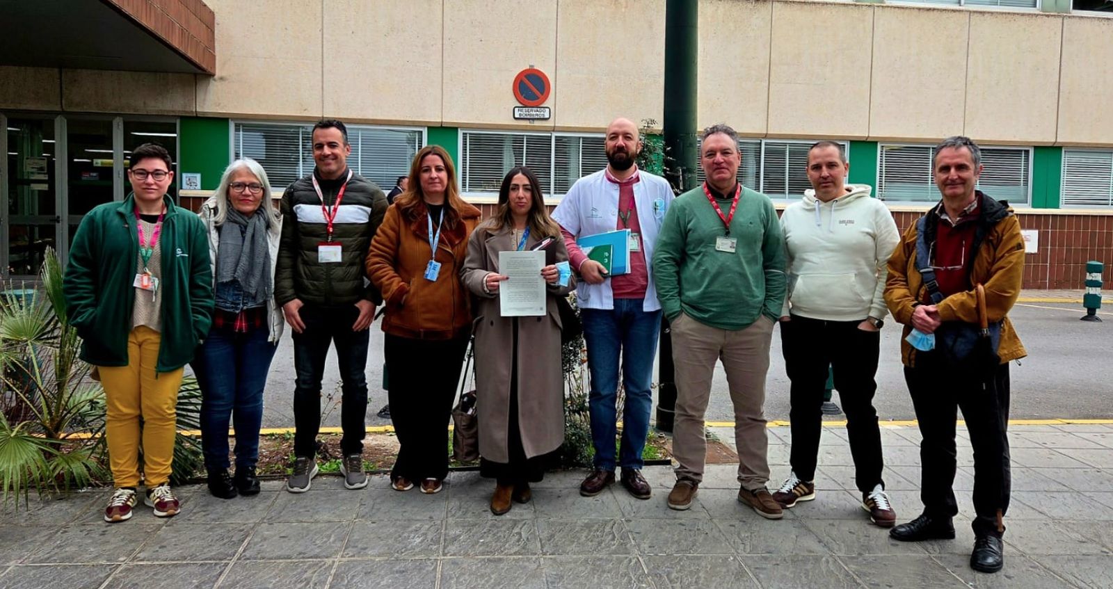 Representantes sindicales del Área Sanitaria Sur de Córdoba.