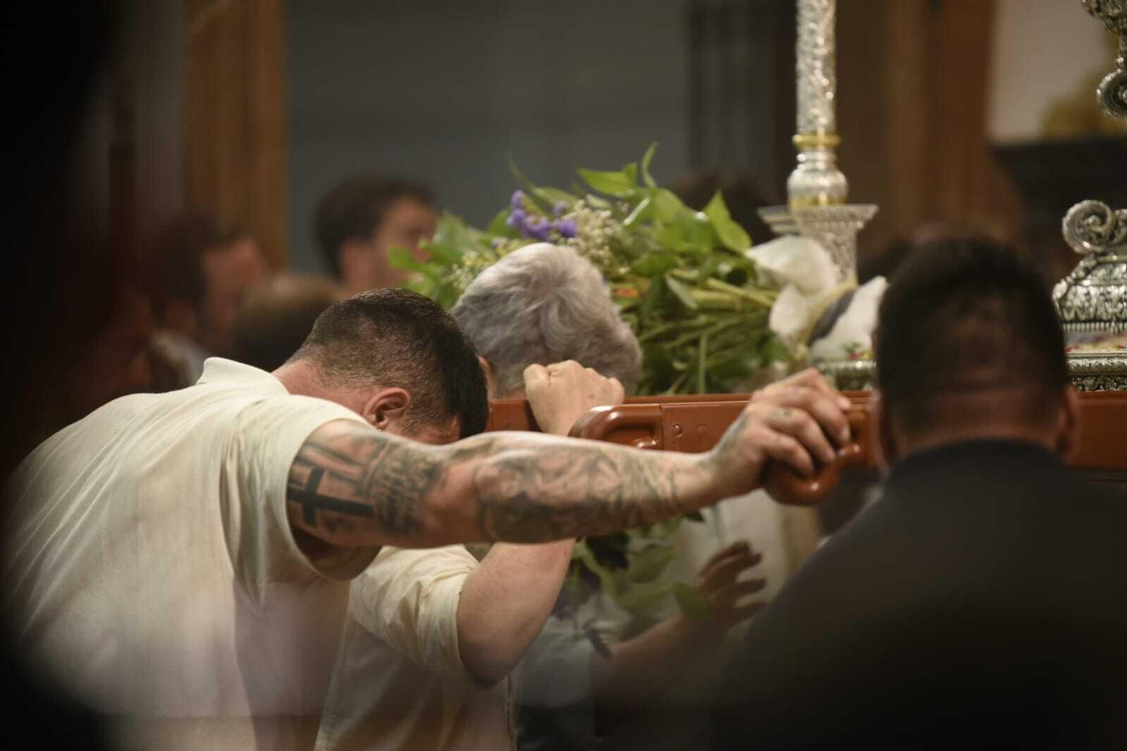 La recogida de la Virgen del Rocío, en imágenes