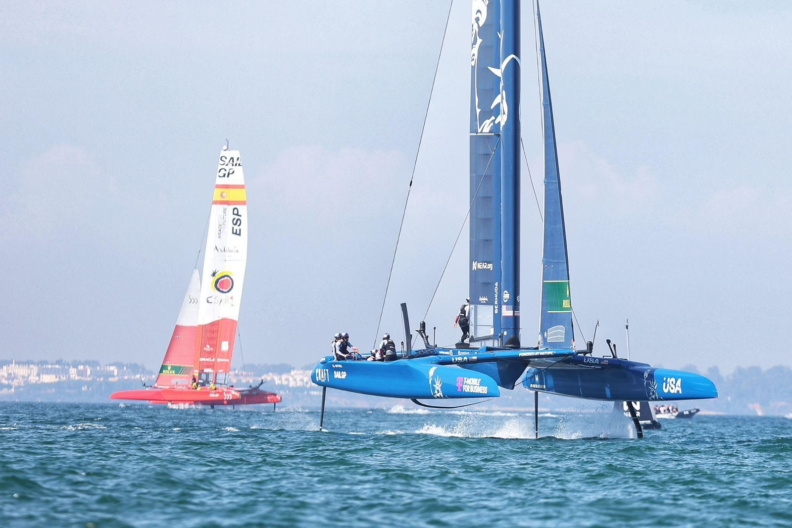 Sail GP Cádiz: El primer entrenamiento ya deja imágenes espectaculares