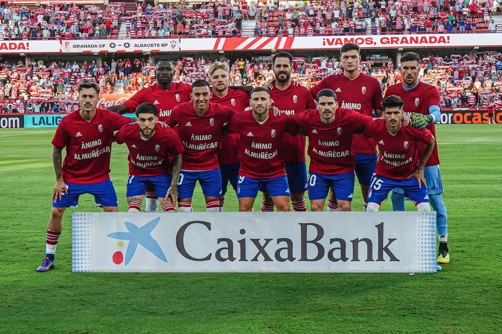 Once inicial del Granada en el partido ante el Albacete