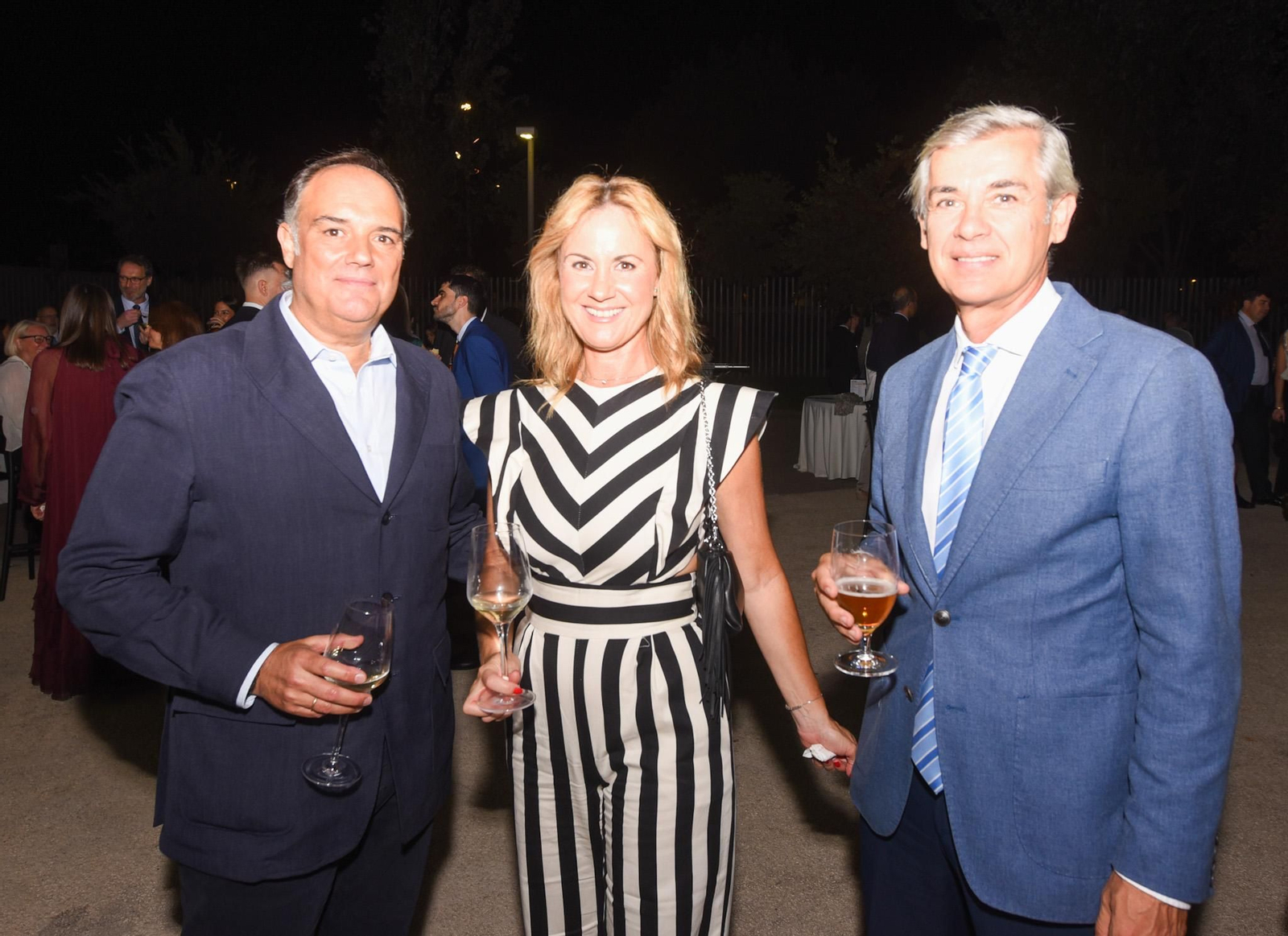 Guillermo Garrido, María José Contreras y Jorge Chastang.