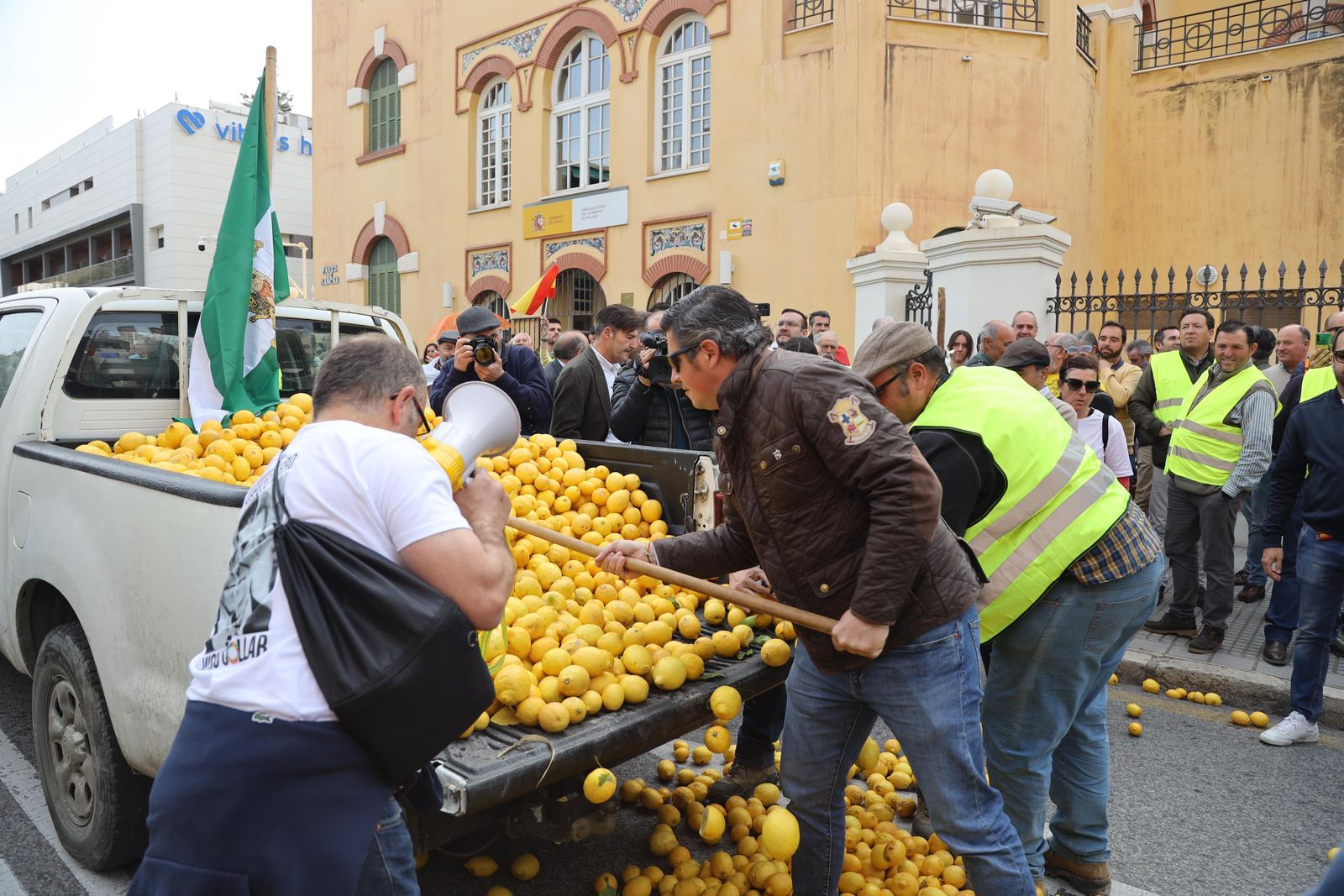Vuelven los tractores a Málaga, las fotos de la protesta