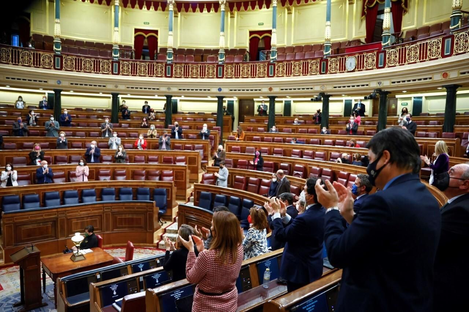 Vista del hemiciclo del Congreso de los Diputados.