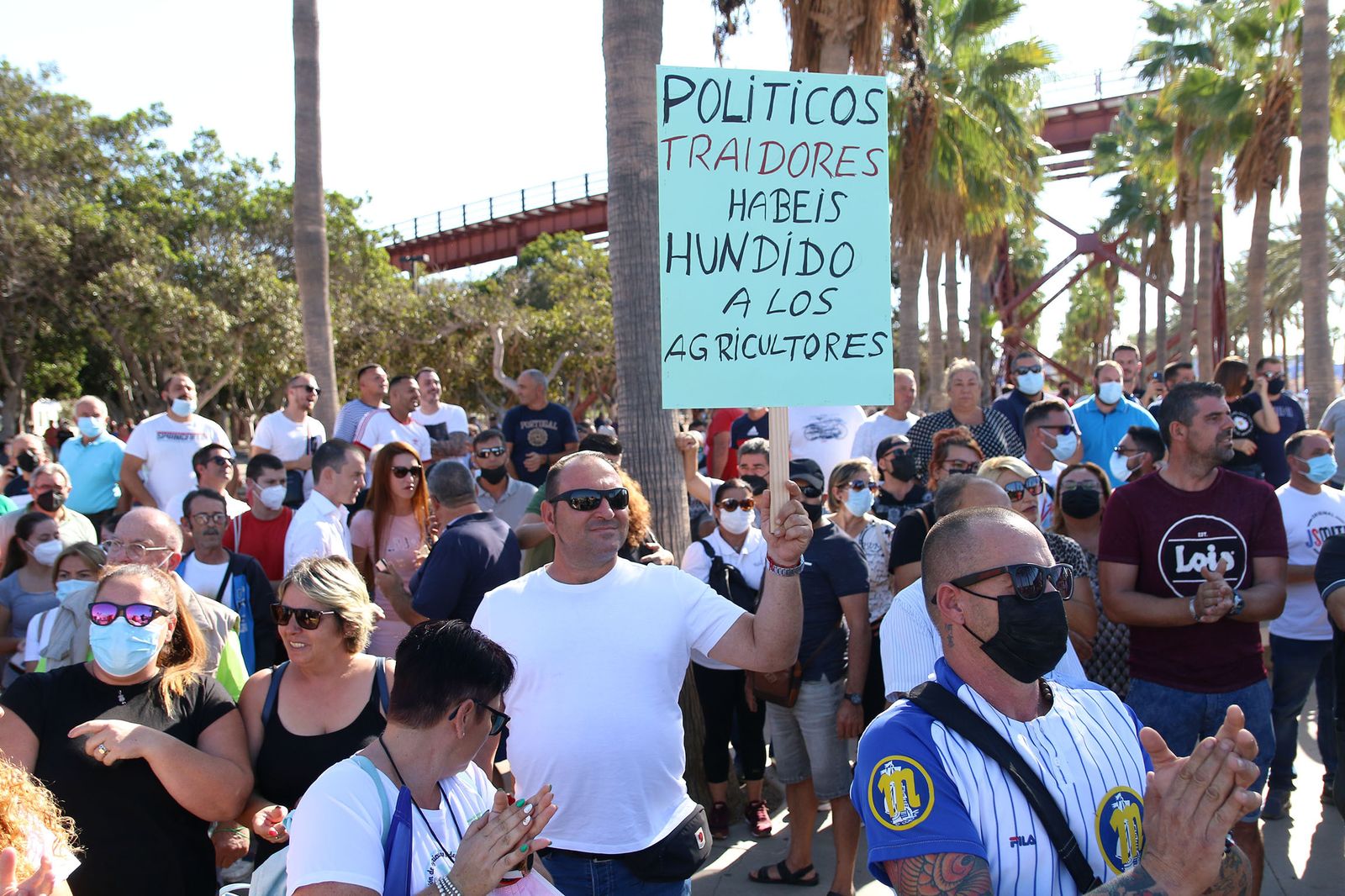 Las imágenes de la manifestación de los agricultores