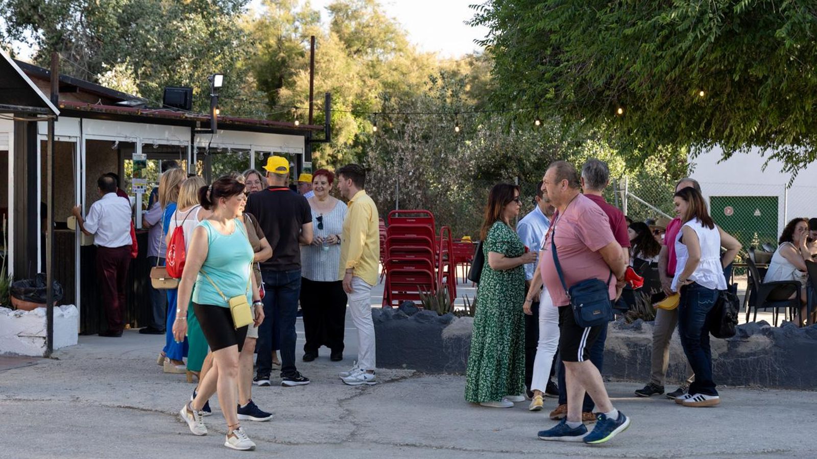 Inauguración del nuevo carril peatonal de la zona residencial Puente Tablas
