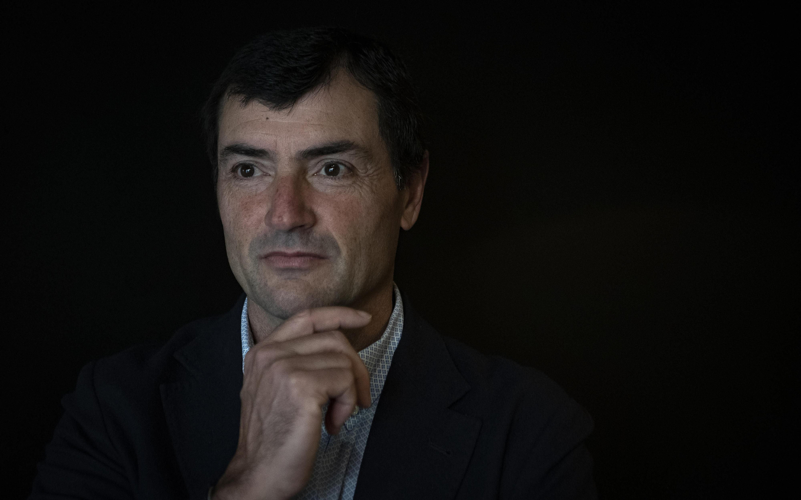 Clemente Fernández, durante la entrevista, el pasado miércoles en Sevilla.