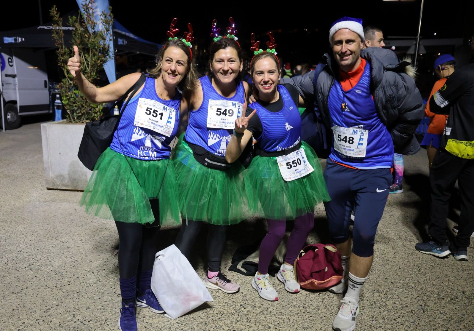 Las fotos de la San Silvestre del Real Club Mediterráneo en Málaga