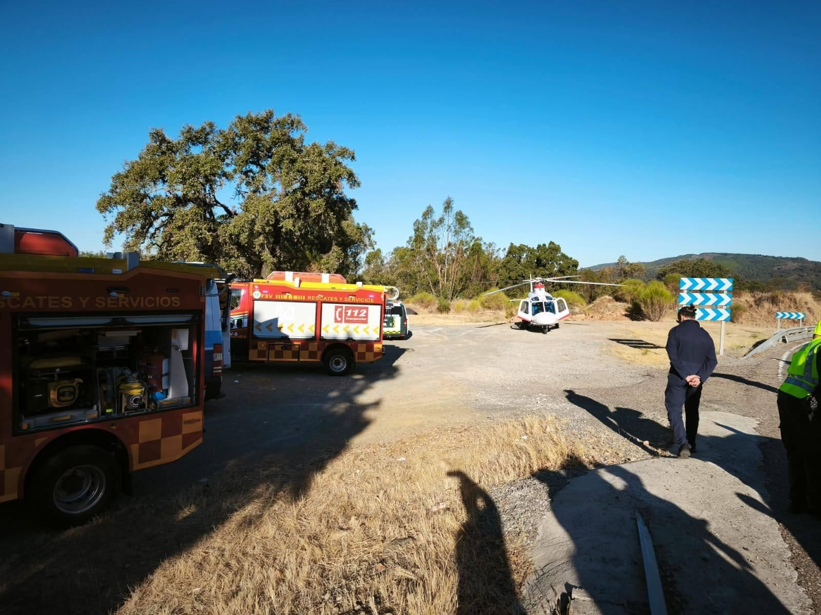 Accidente de tráfico este jueves.