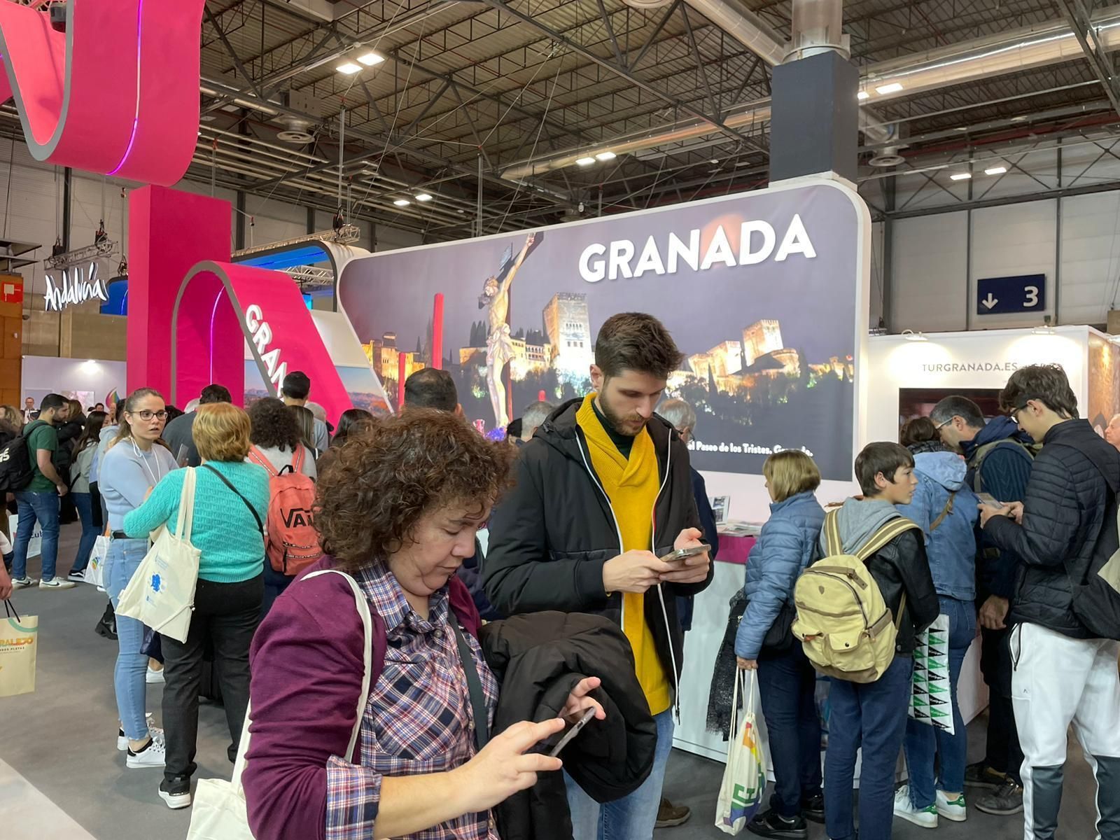 Imagen del expositor de Granada en Fitur.