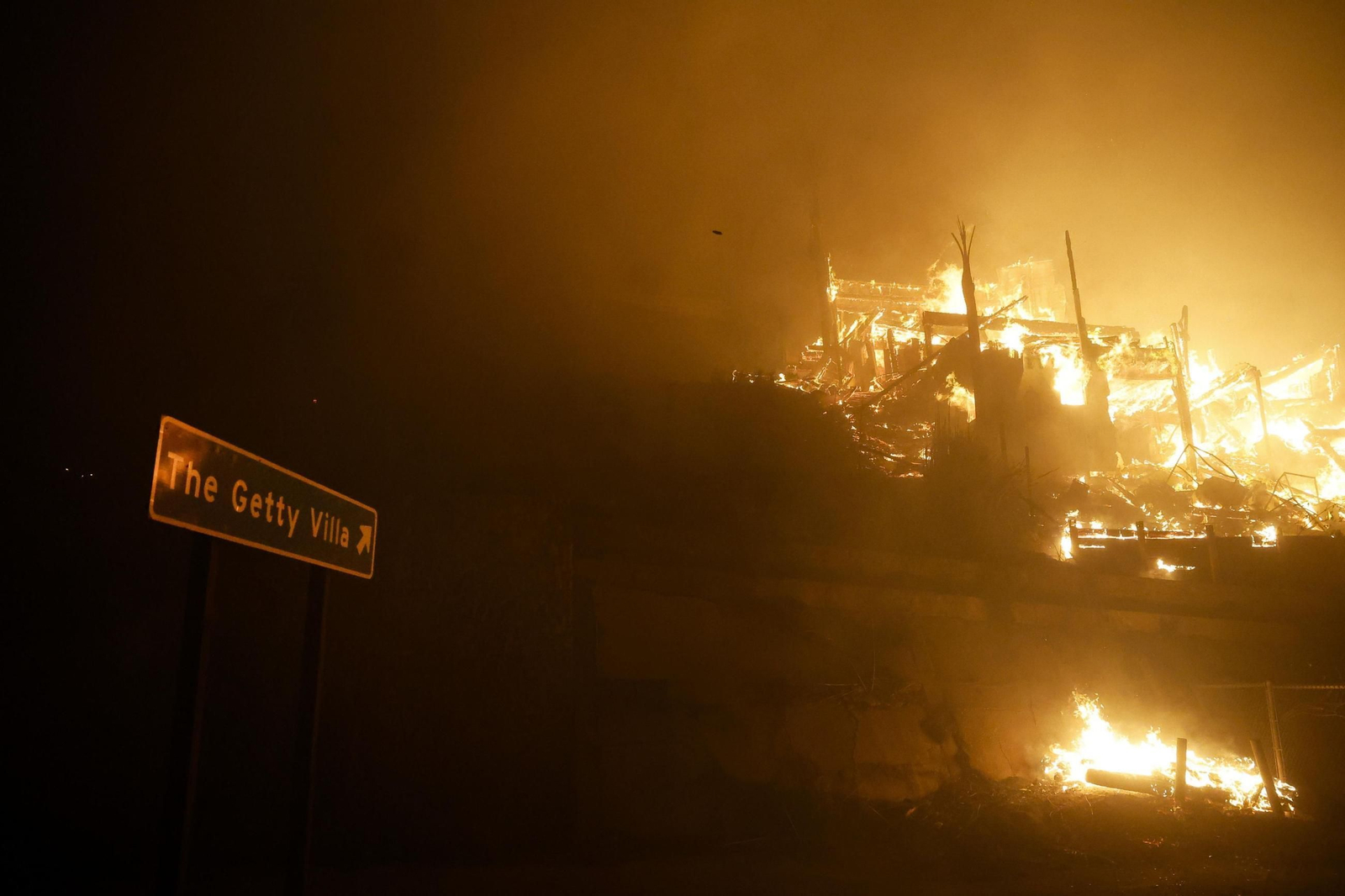 Las impactantes imágenes de los incendios de California