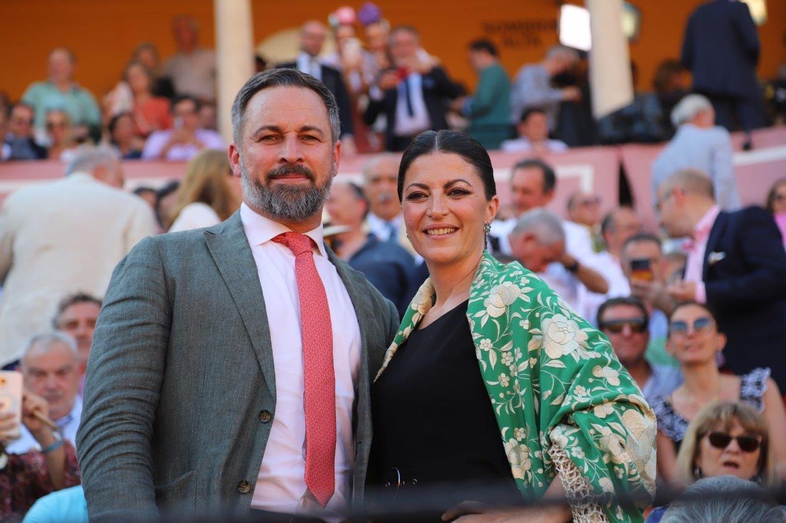 Santiago Abascal y Macarena Olona en el debate sobre inmigración de la Fundación Disenso en Almería