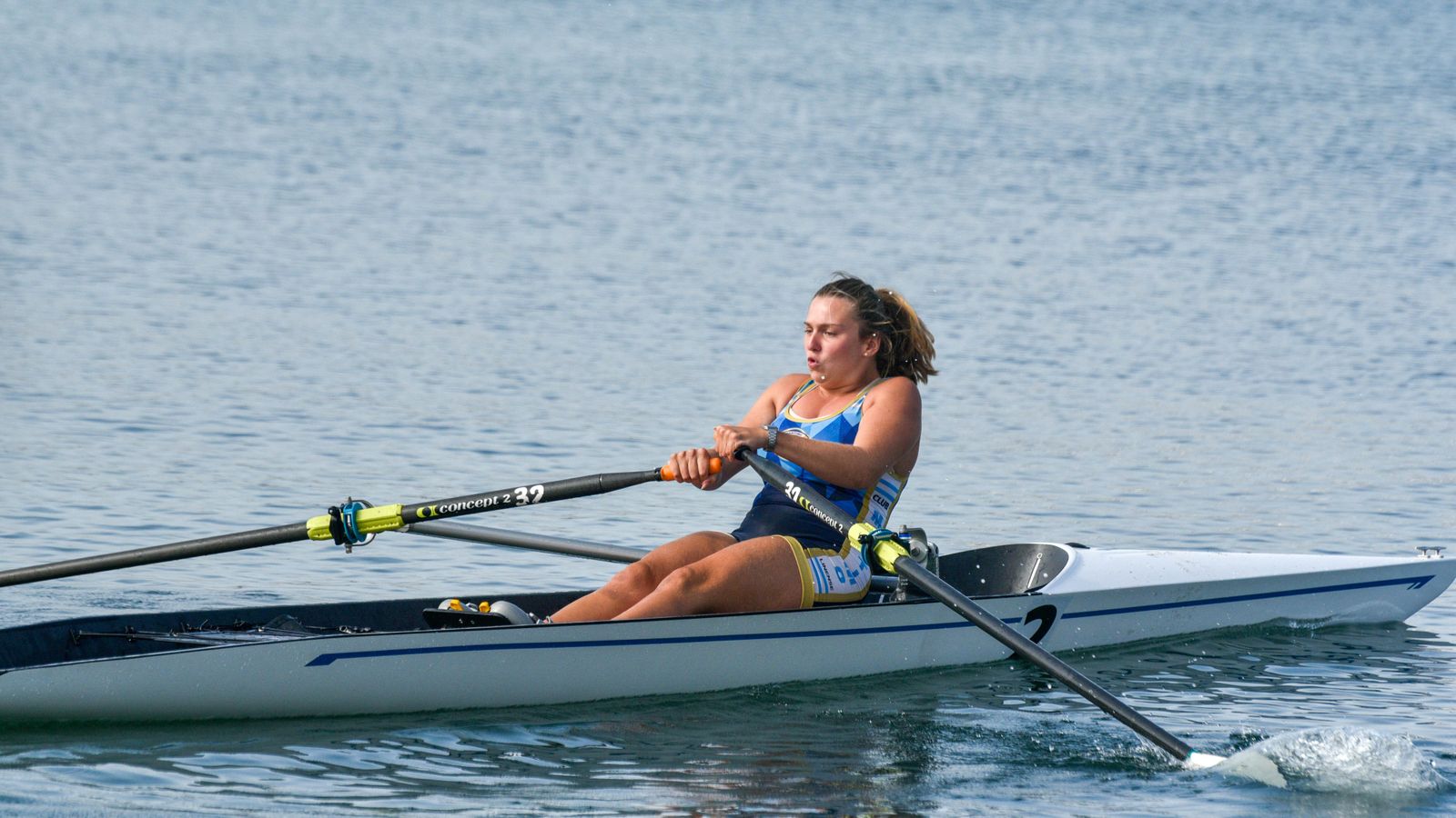 La segunda jornada del Campeonato de España de remo beach-sprint de La Línea, en imágenes