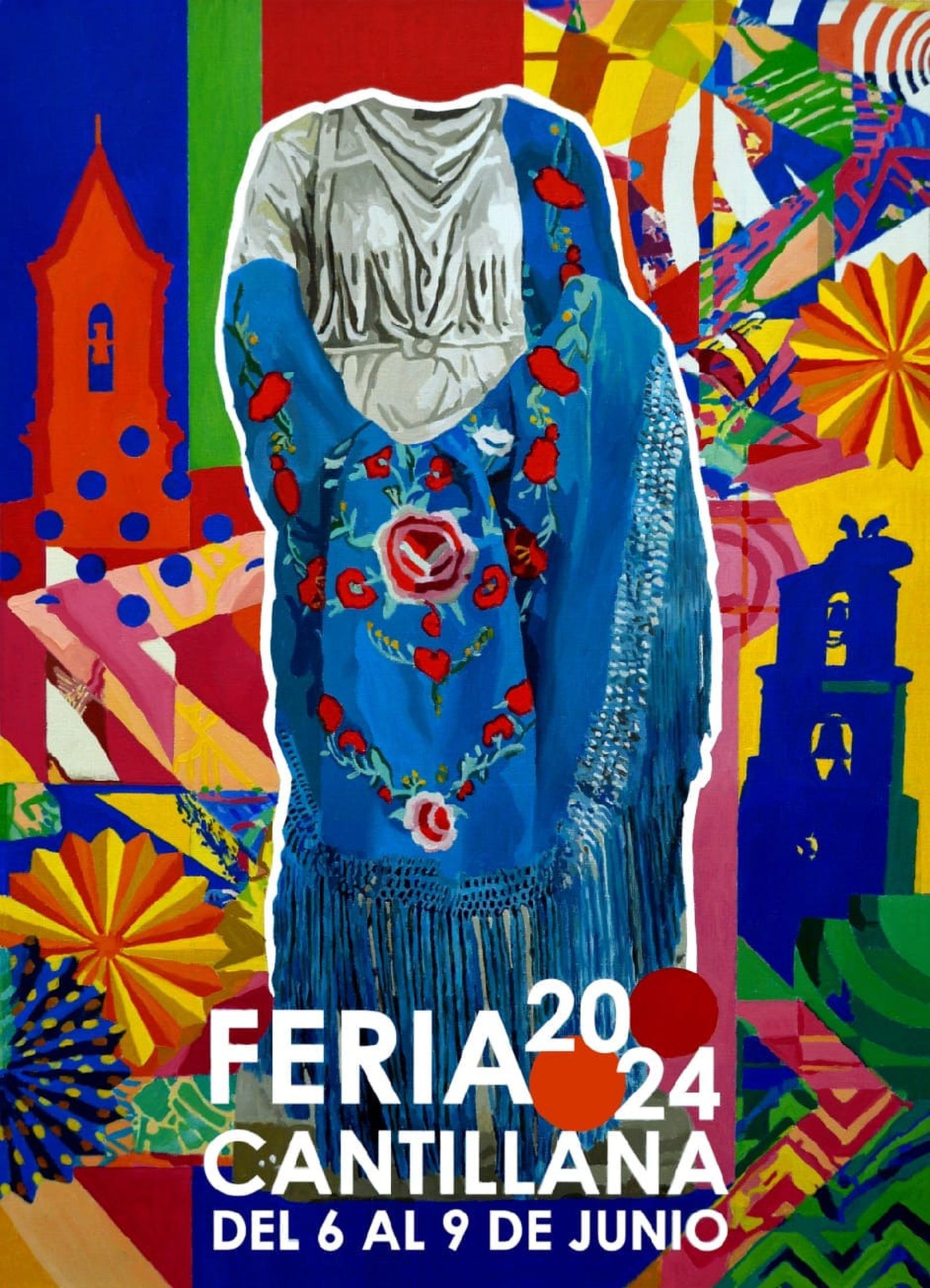 El cartel que anuncia la Feria de Cantillana.