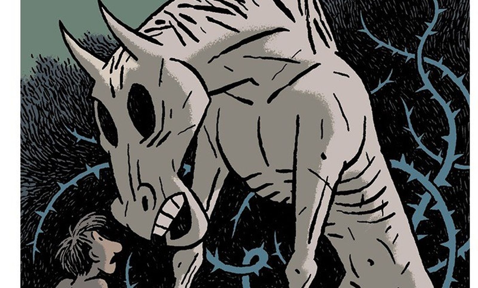 Detalle de la portada del cómic.