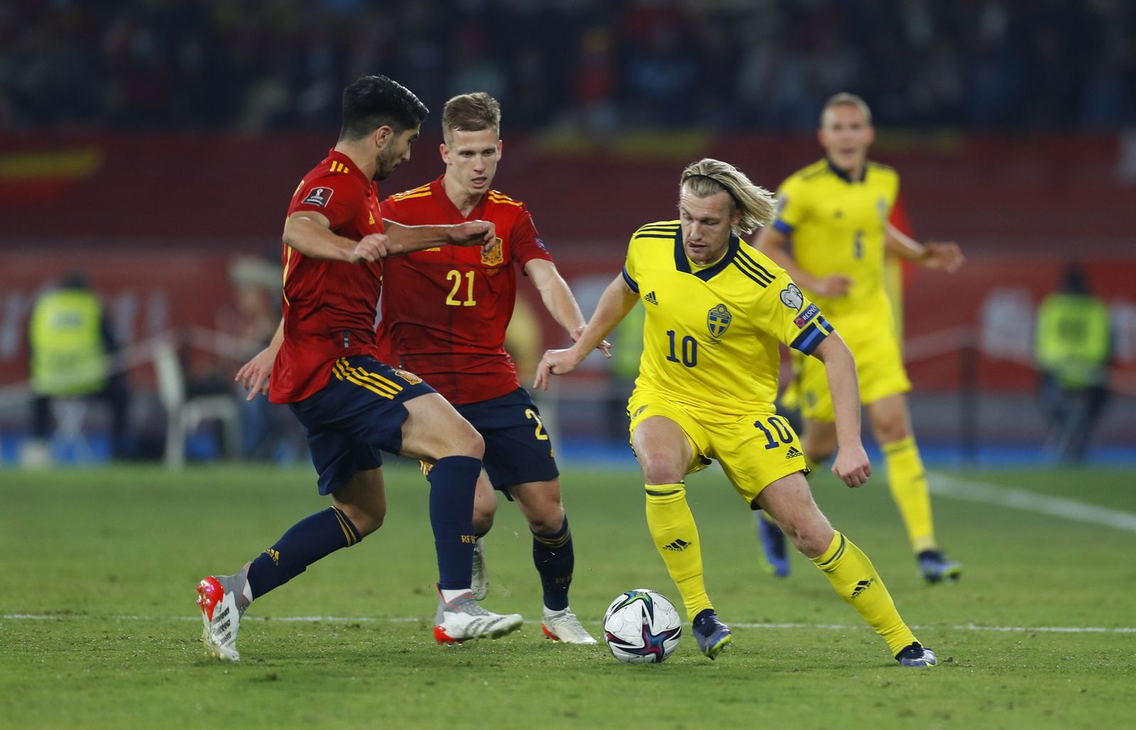 Las imágenes del España-Suecia