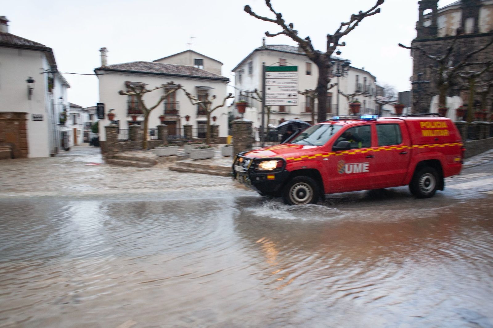 Las imágenes de Grazalema el día del desalojo