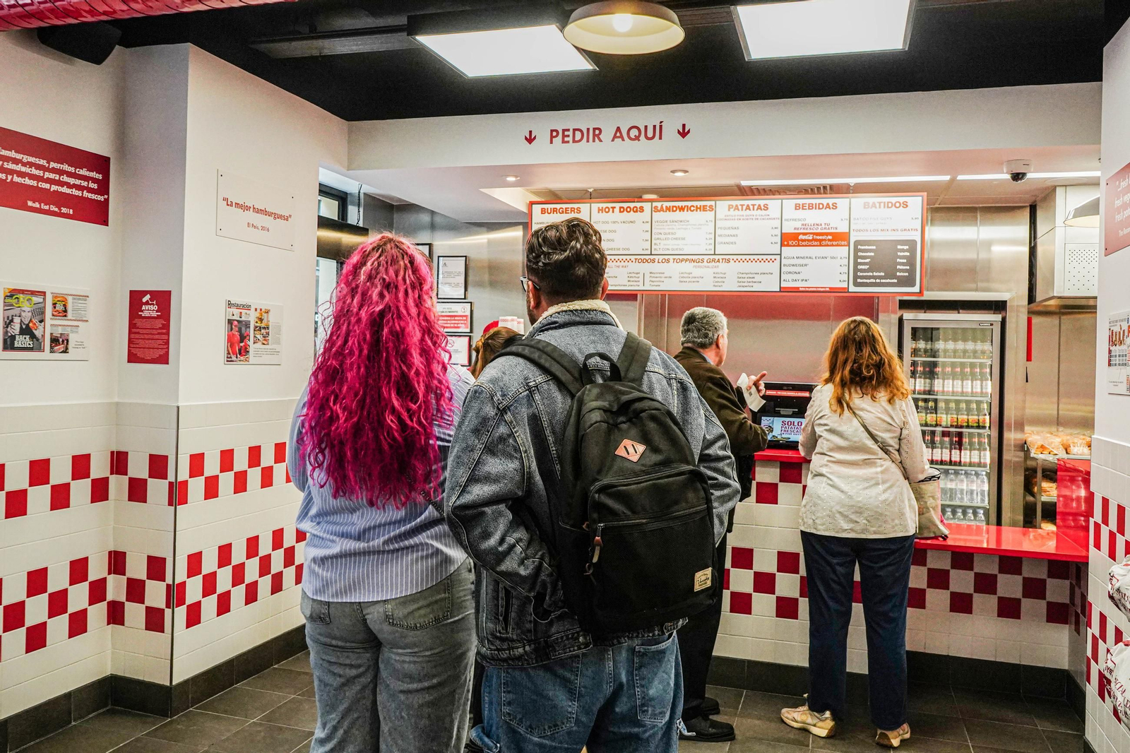 Así es la nueva hamburguesería del centro de Granada: todas las imágenes de Five Guys