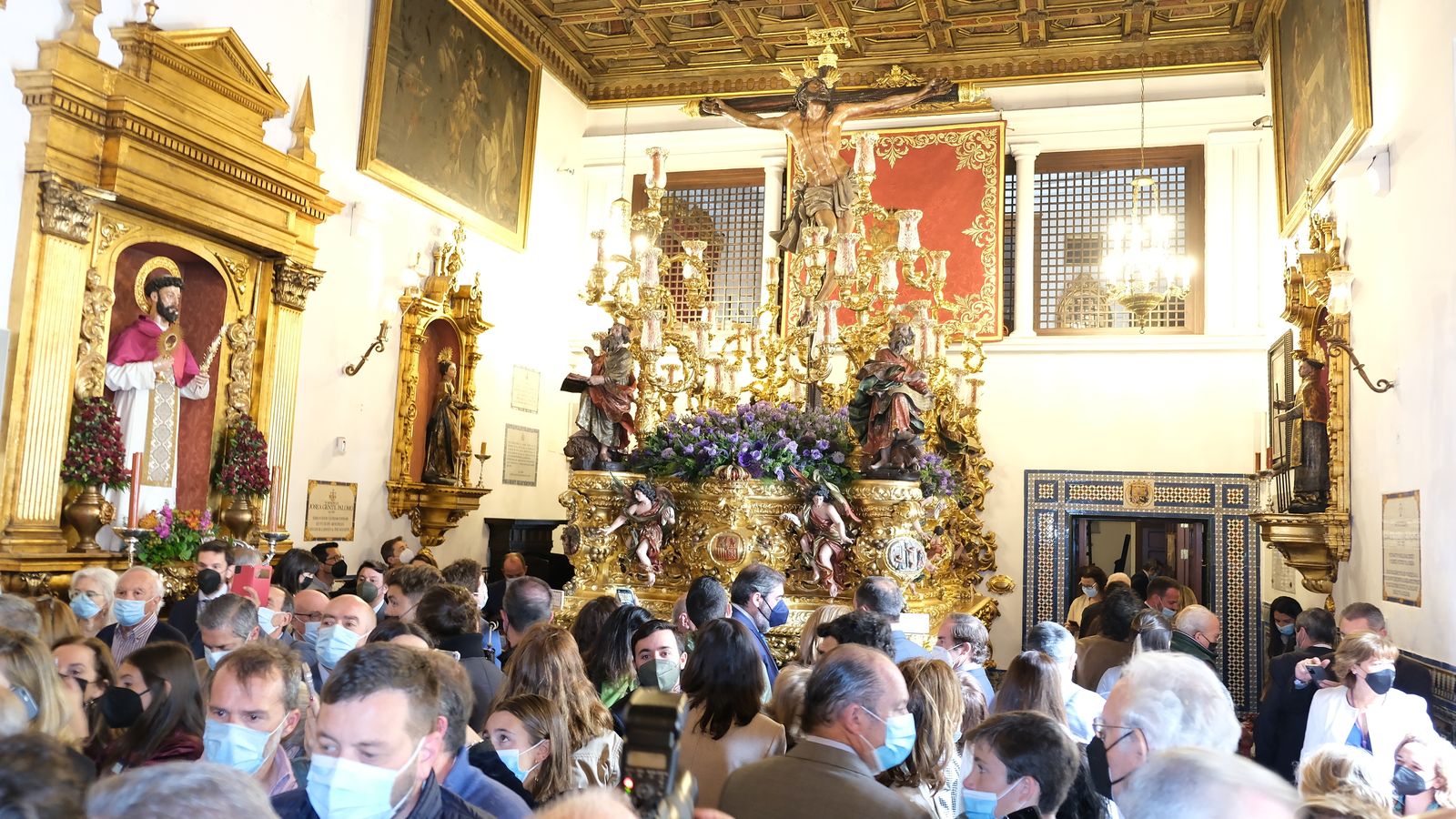 El Cristo de la Expiración en la capilla del Museo