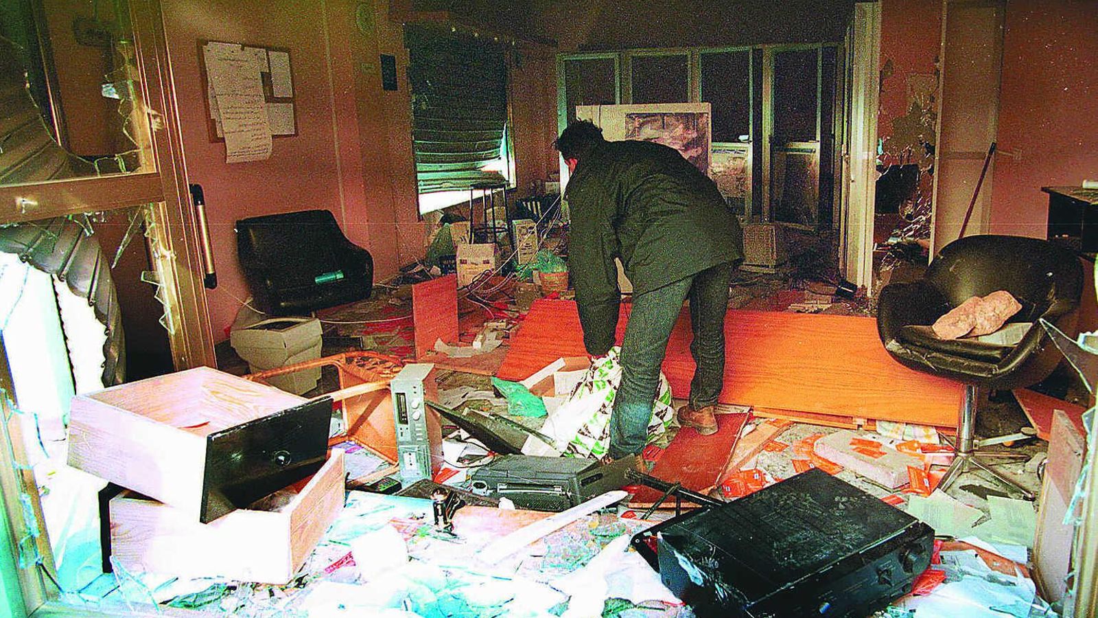 Una de las decenas de propiedades de inmigrantes asaltadas y saqueadas durante esos días.