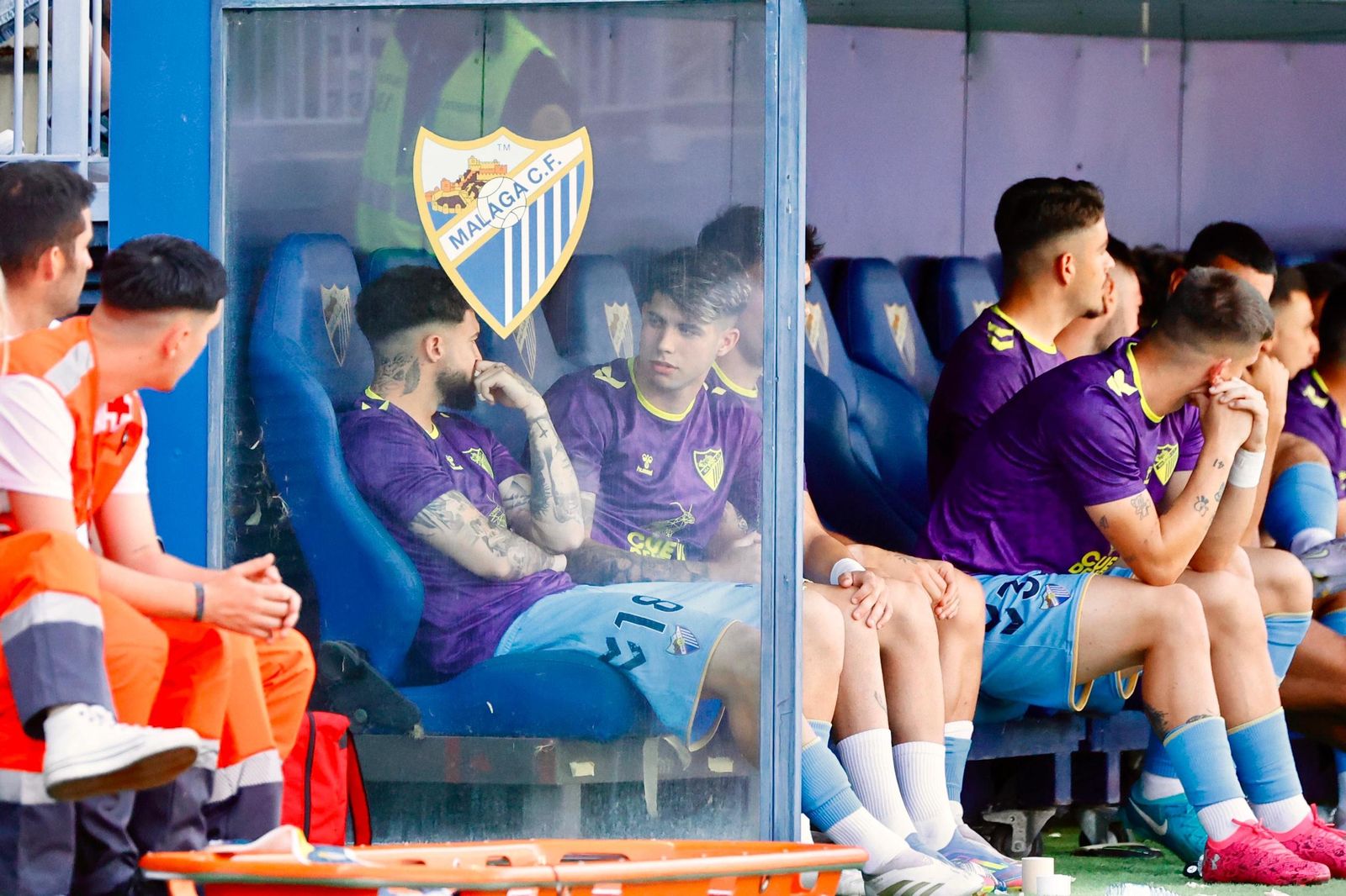 El Málaga CF-Burgos, en fotos