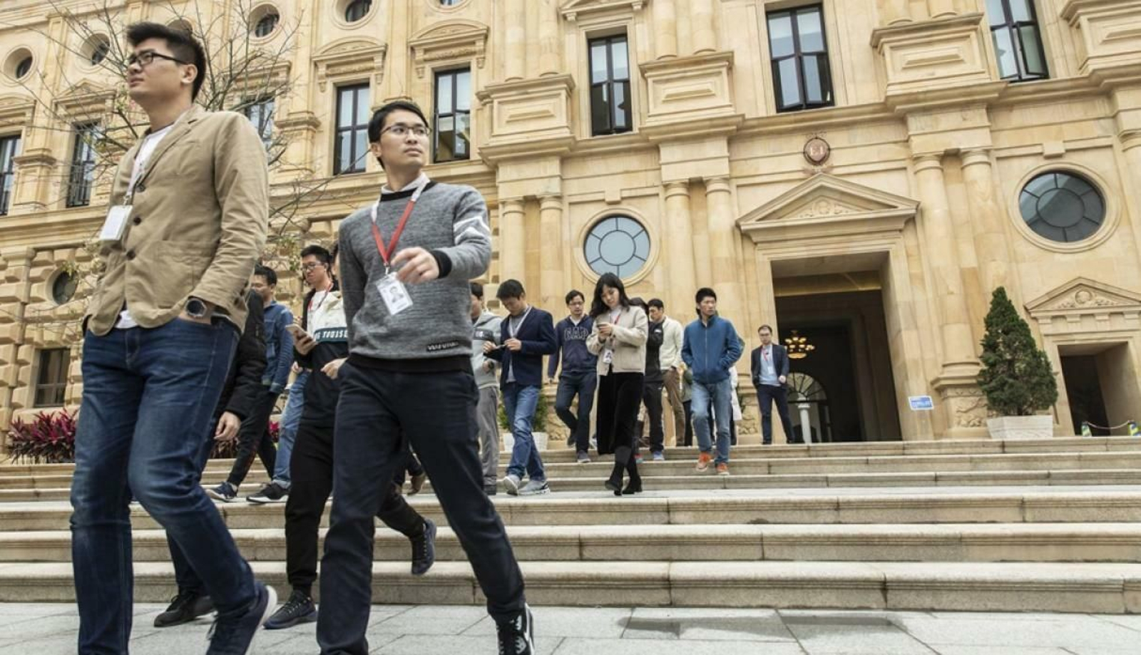 El Palacio de Carlos V es el centro de la 'ciudad' de Granada en el campus de Huawei