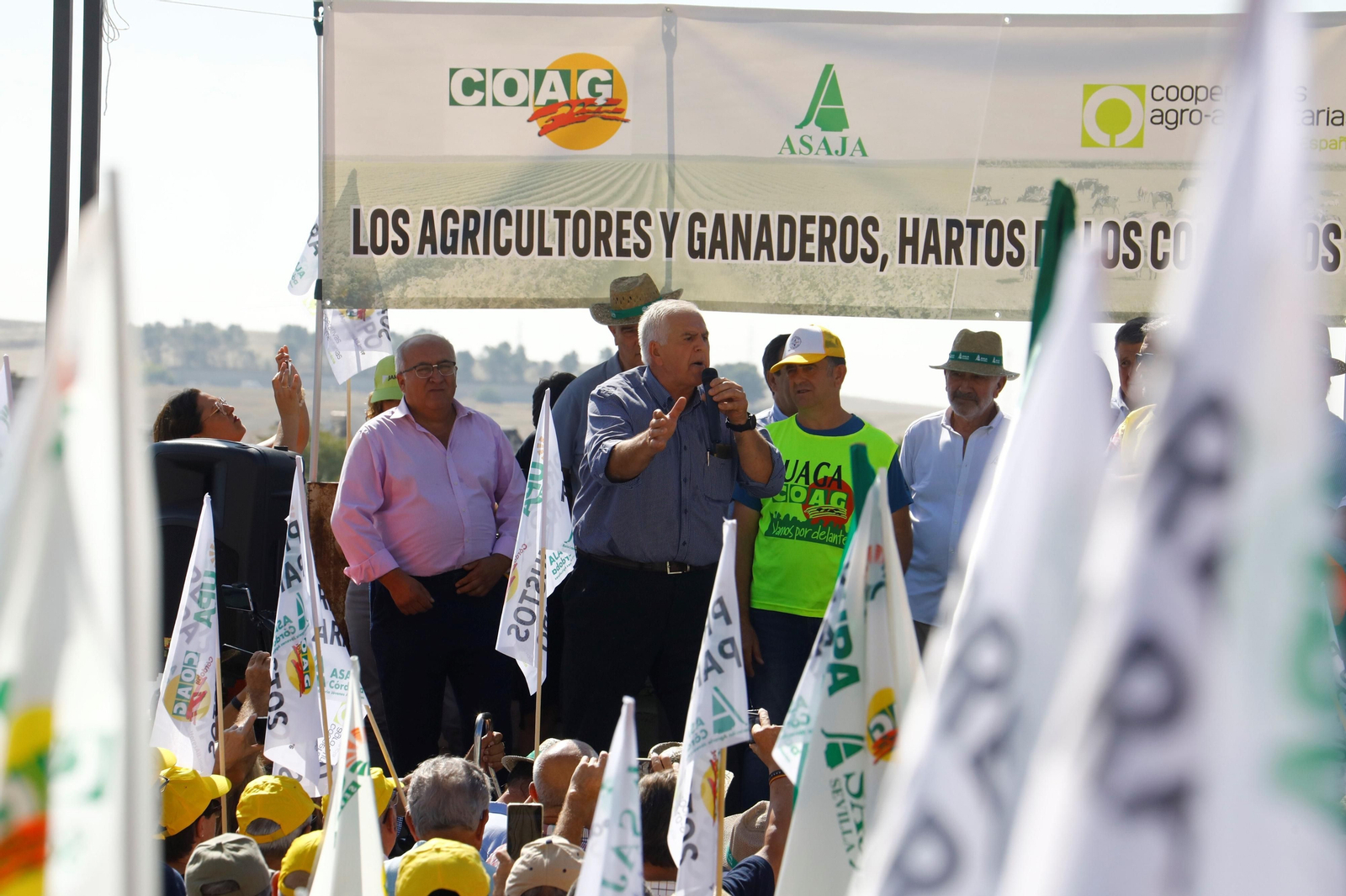 La protesta del sector agrario contra las políticas de la UE en Córdoba, en imágenes