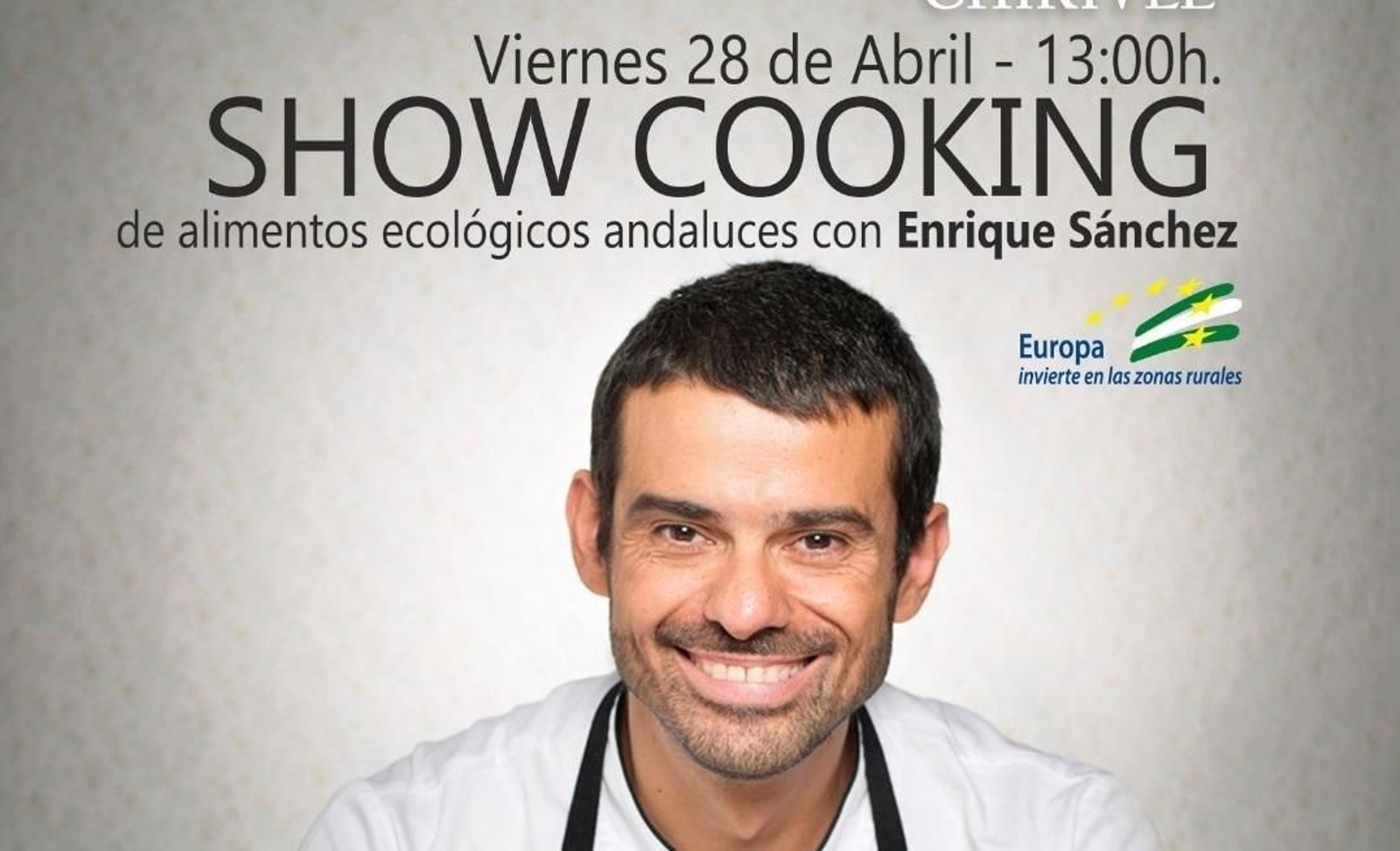 Cartel anunciador de la actividad.