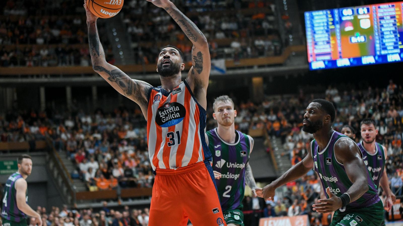 El Leyma Coruña-Unicaja, en fotos