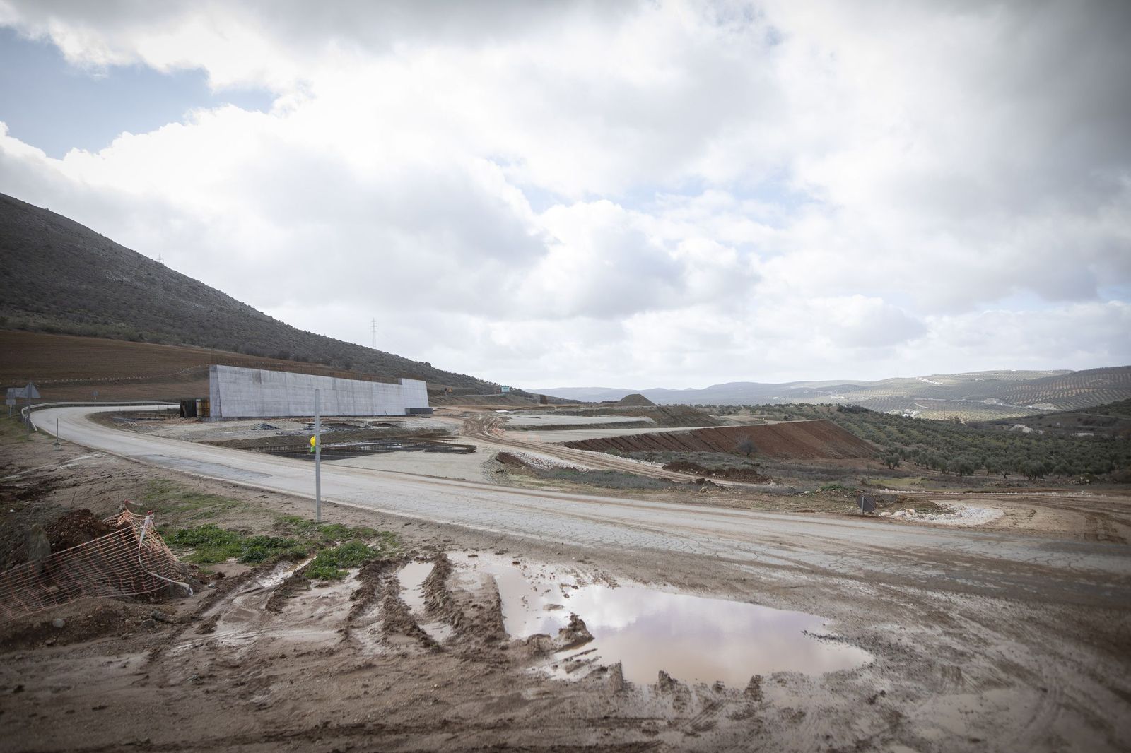 Obras en el tramo de Riofrío de la Variante de Loja