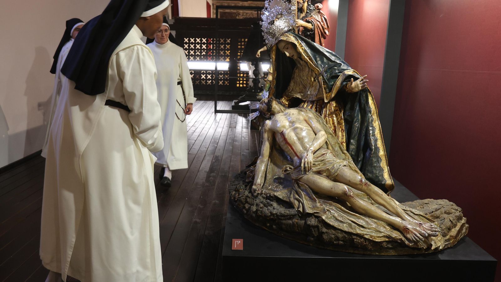 La piedad de Cristóbal Ramos que se puede contemplar en la muestra.