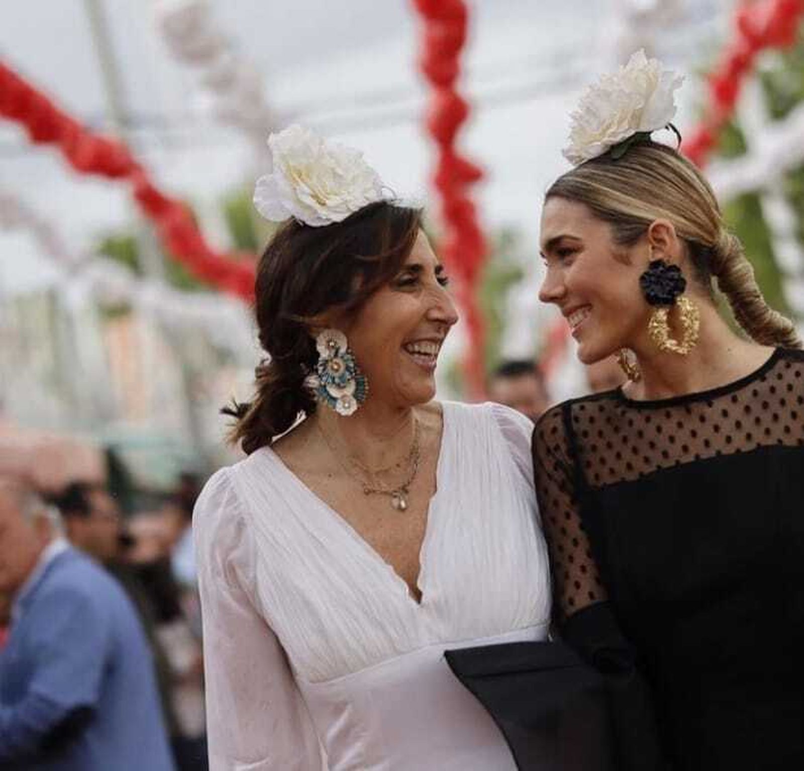 Paz Padilla con su hija, Anna Ferrer.
