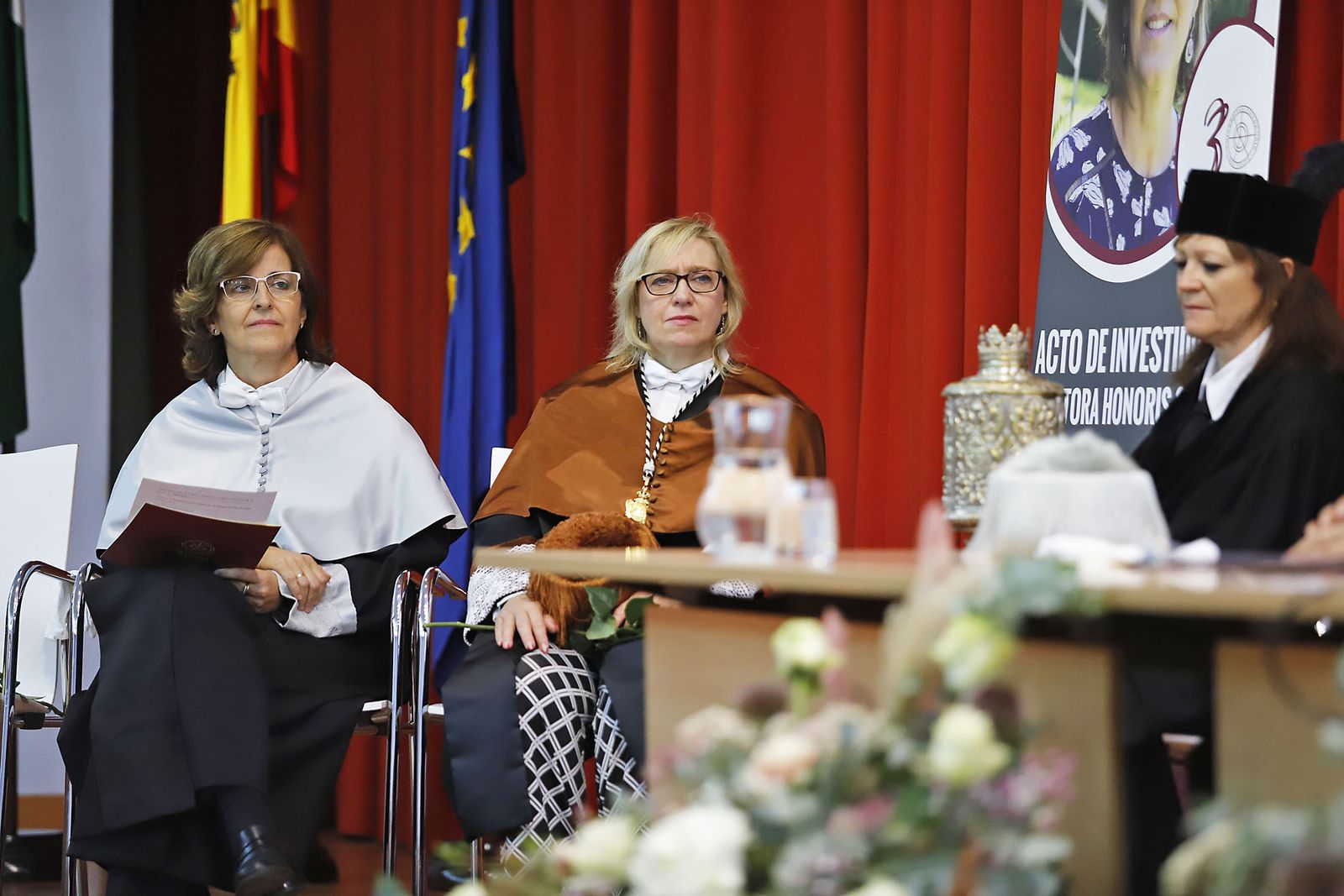 Acto de investidura de María Teresa Moreno Casbas como Doctora Honoris Causa de la Universidad de Huelva