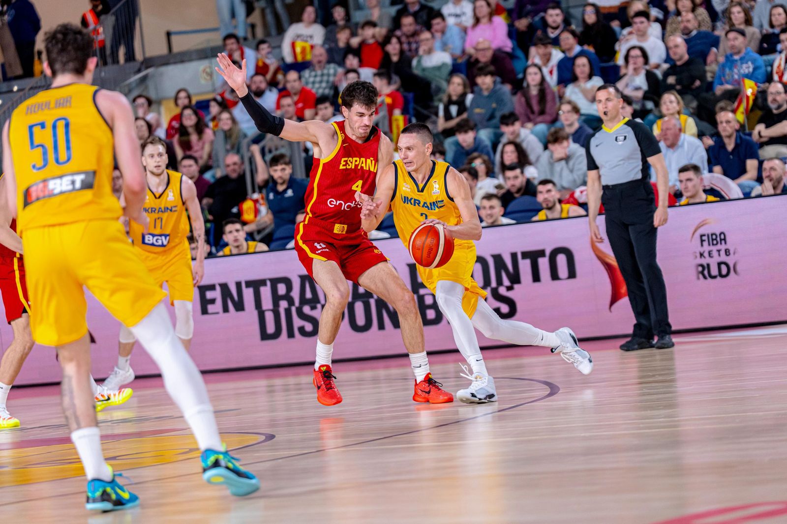 Las mejores fotos del España-Ucrania de baloncesto