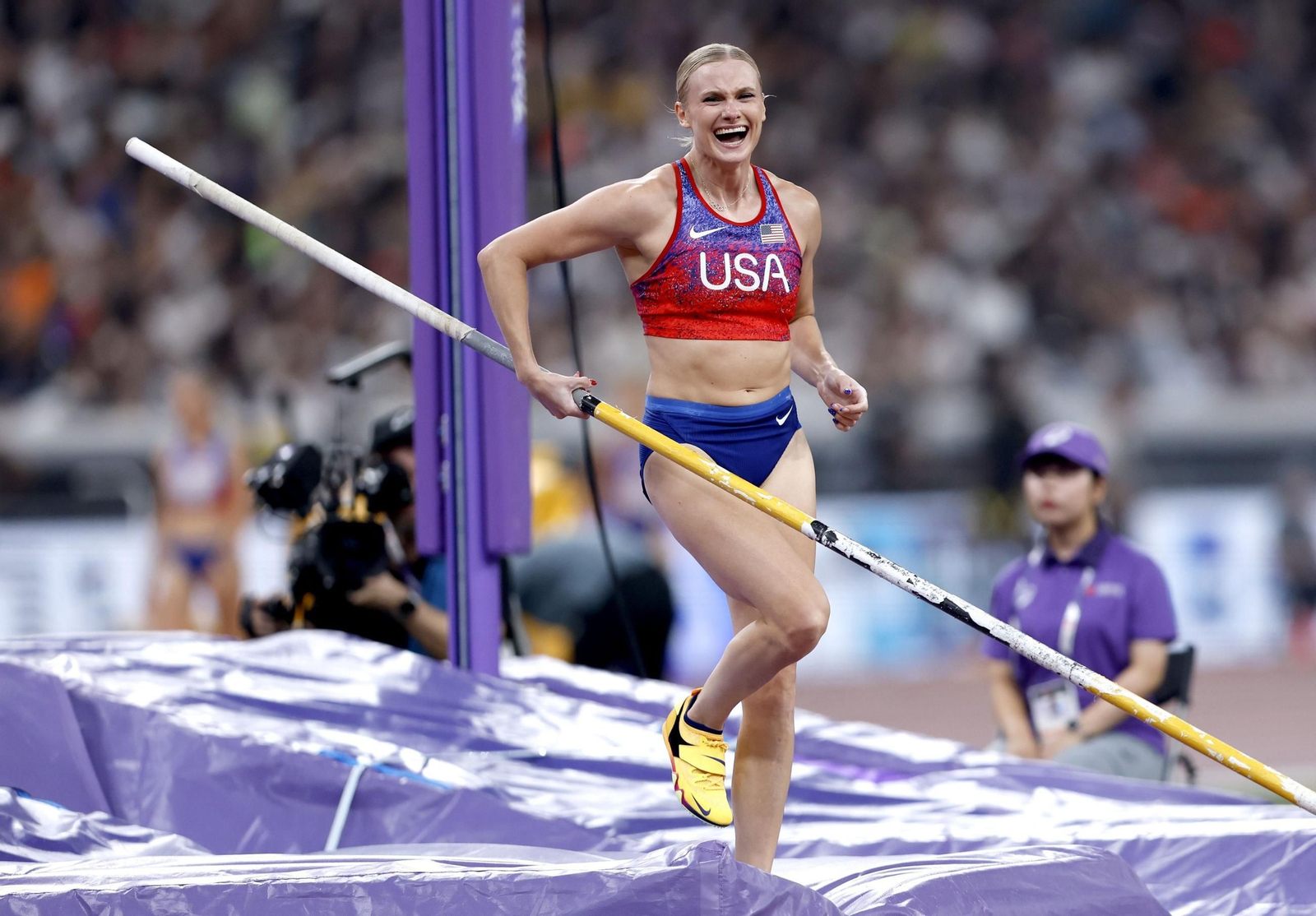 Las fotos de la lesión de Jordan Díaz y del resto de la jornada del Mundial de atletismo