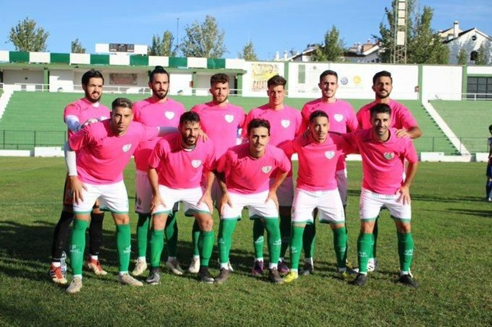 El once inicial del Antequera.