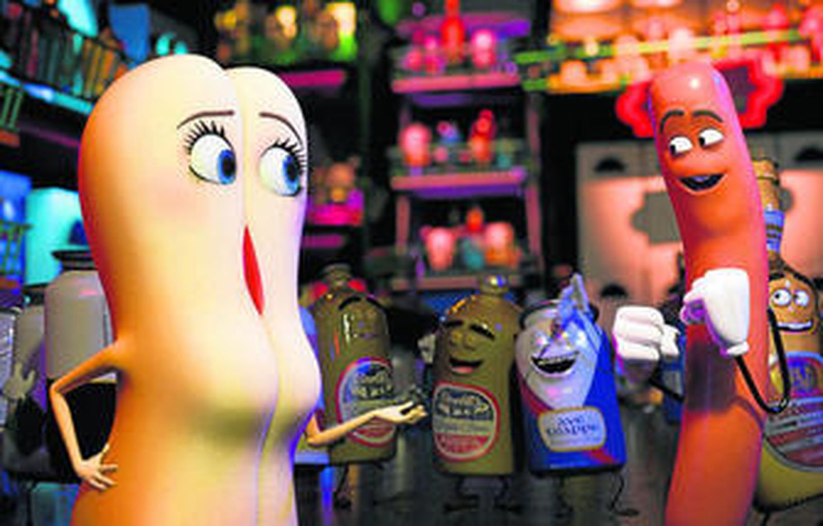 Una escena de la película de animación de Conrad Vernon y Greg Tiernan.