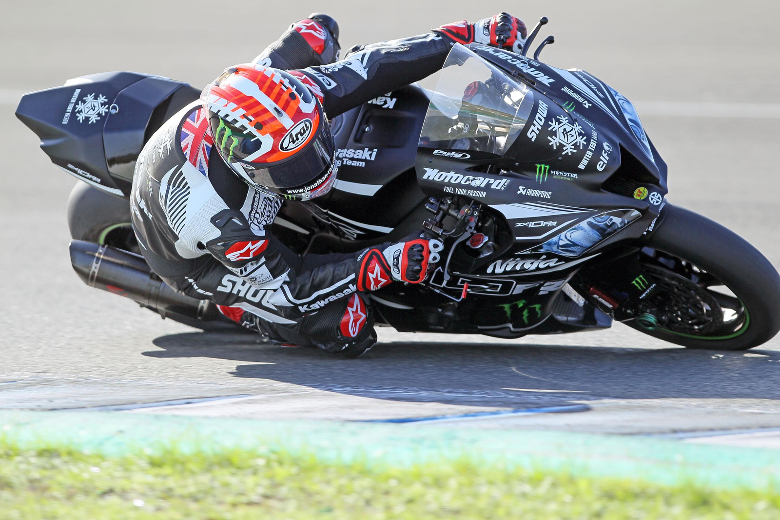 Jonathan Rea, durante los entrenamientos de este jueves en el Circuito.