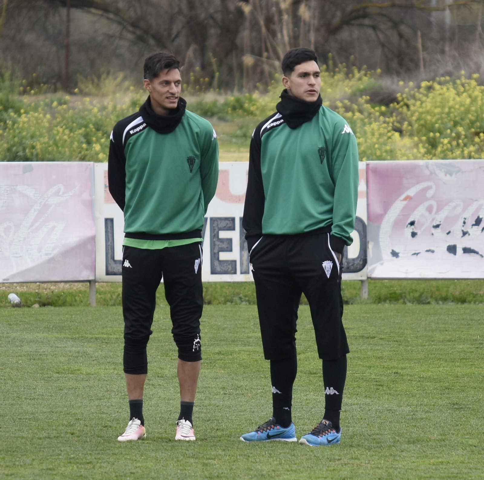 Bruno Montelongo, a la izquierda, junto a Jesús Valentín.