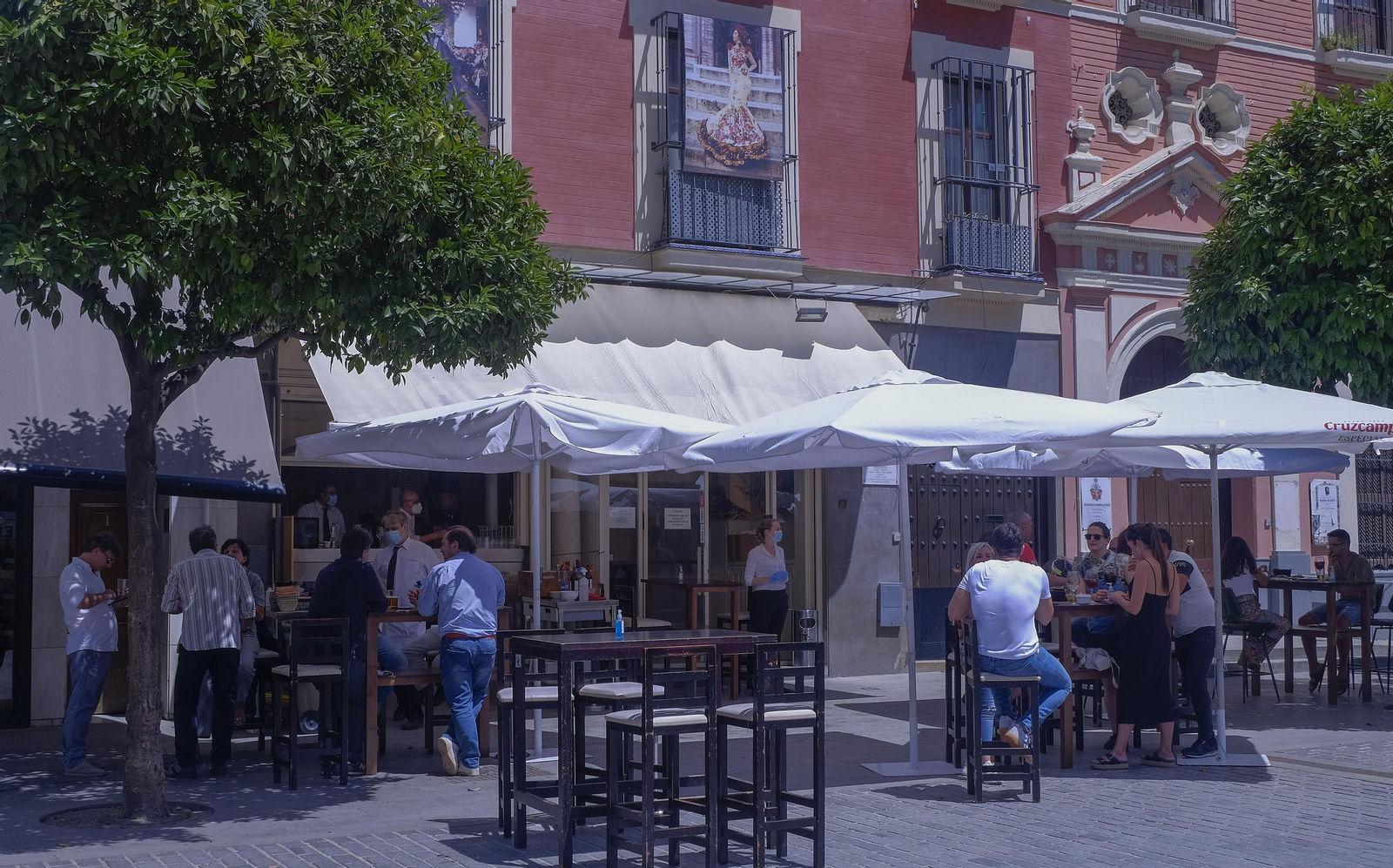 La Alicantina, en la Plaza del Salvador.