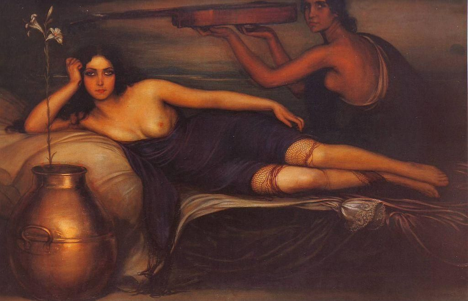 'Musidora' (1921) de Julio Romero de Torres.
