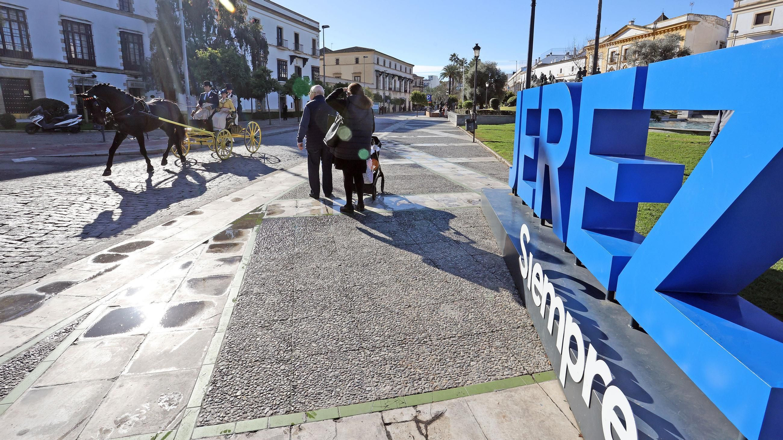 Concurso de enganches por las calles de Jerez