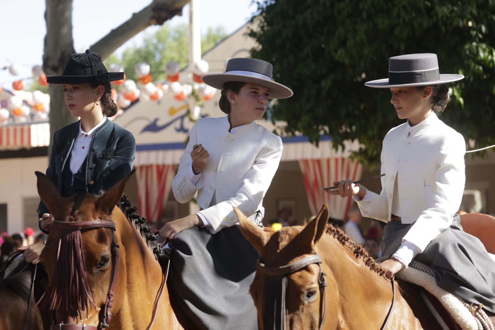 Imágenes de ambiente en la Feria de Sevilla