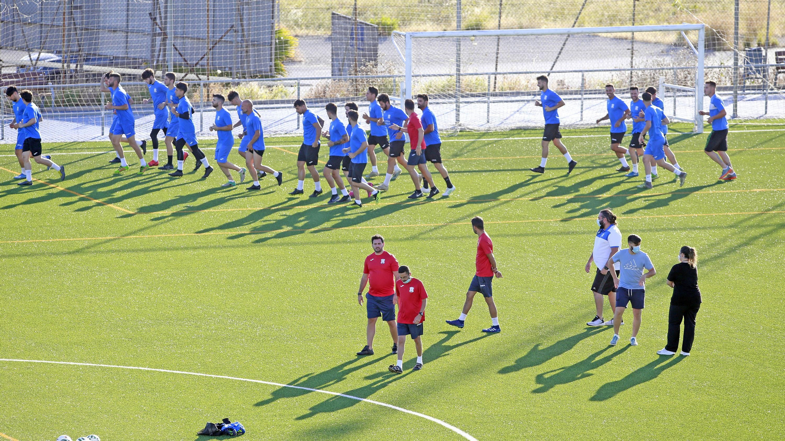 El Jerez Industrial entrenado en Picadueña