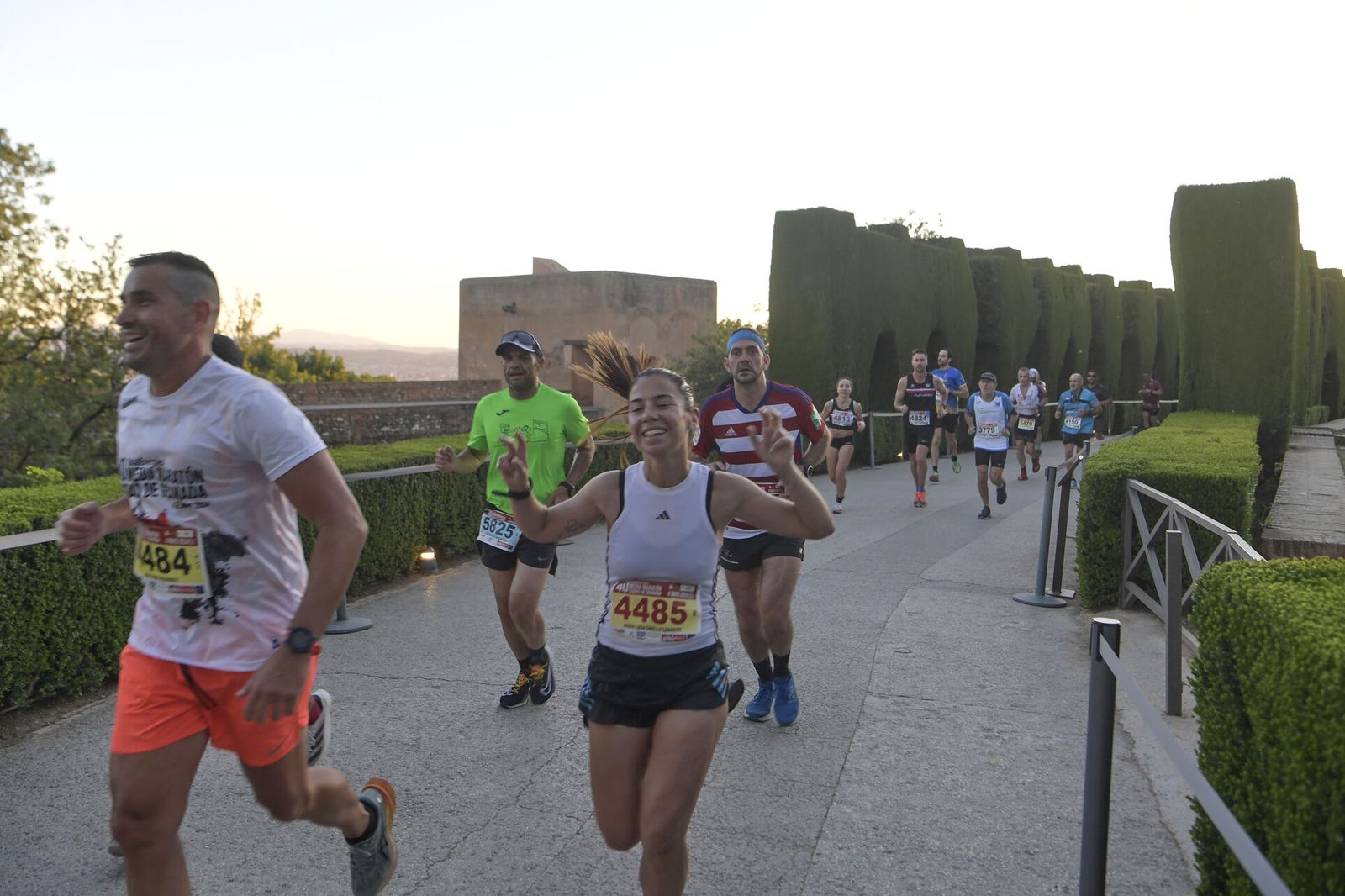 Momento de la pasada Media Maraton Ciudad de Granada.